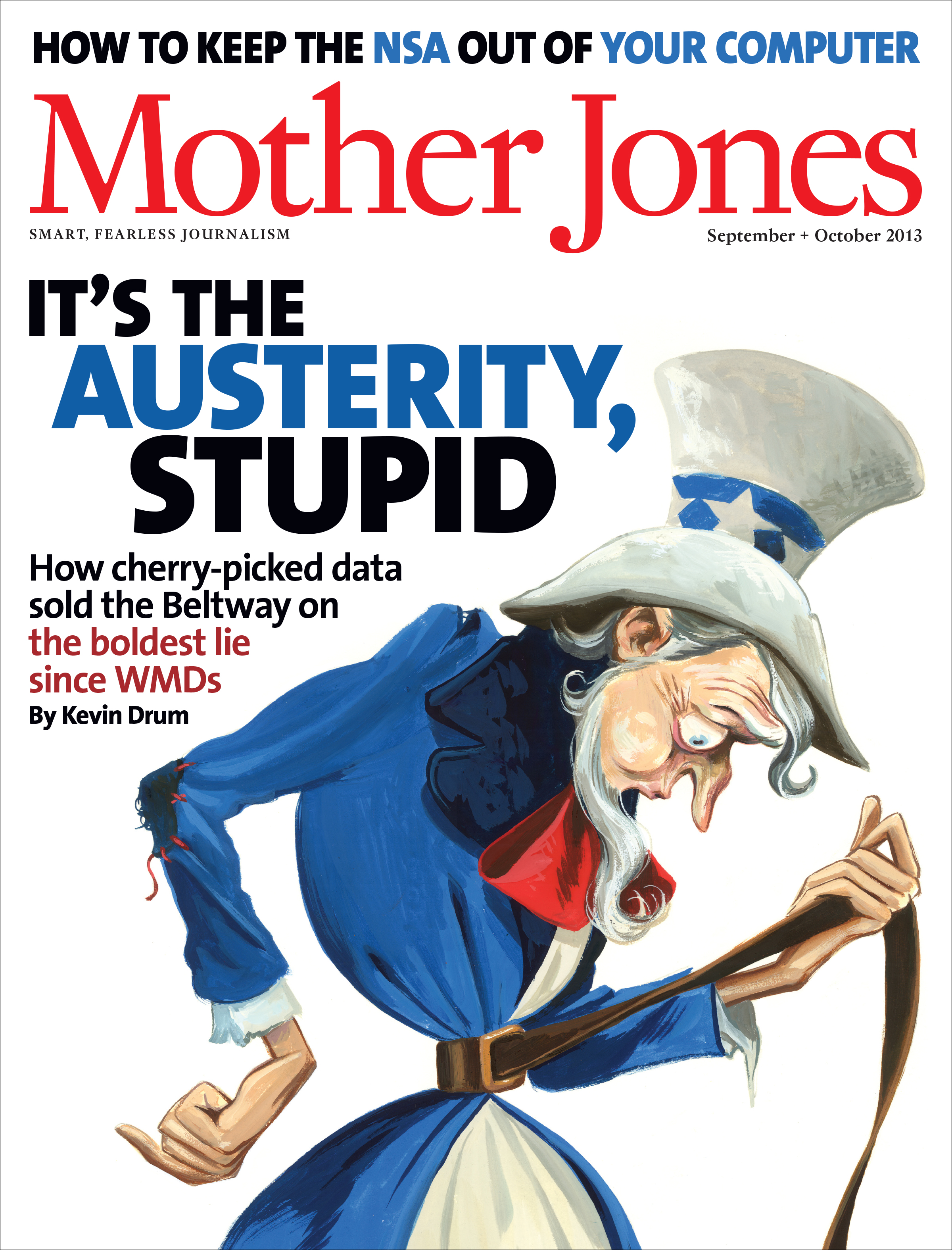 Mother Jones Magazine Cover : September + October 2013