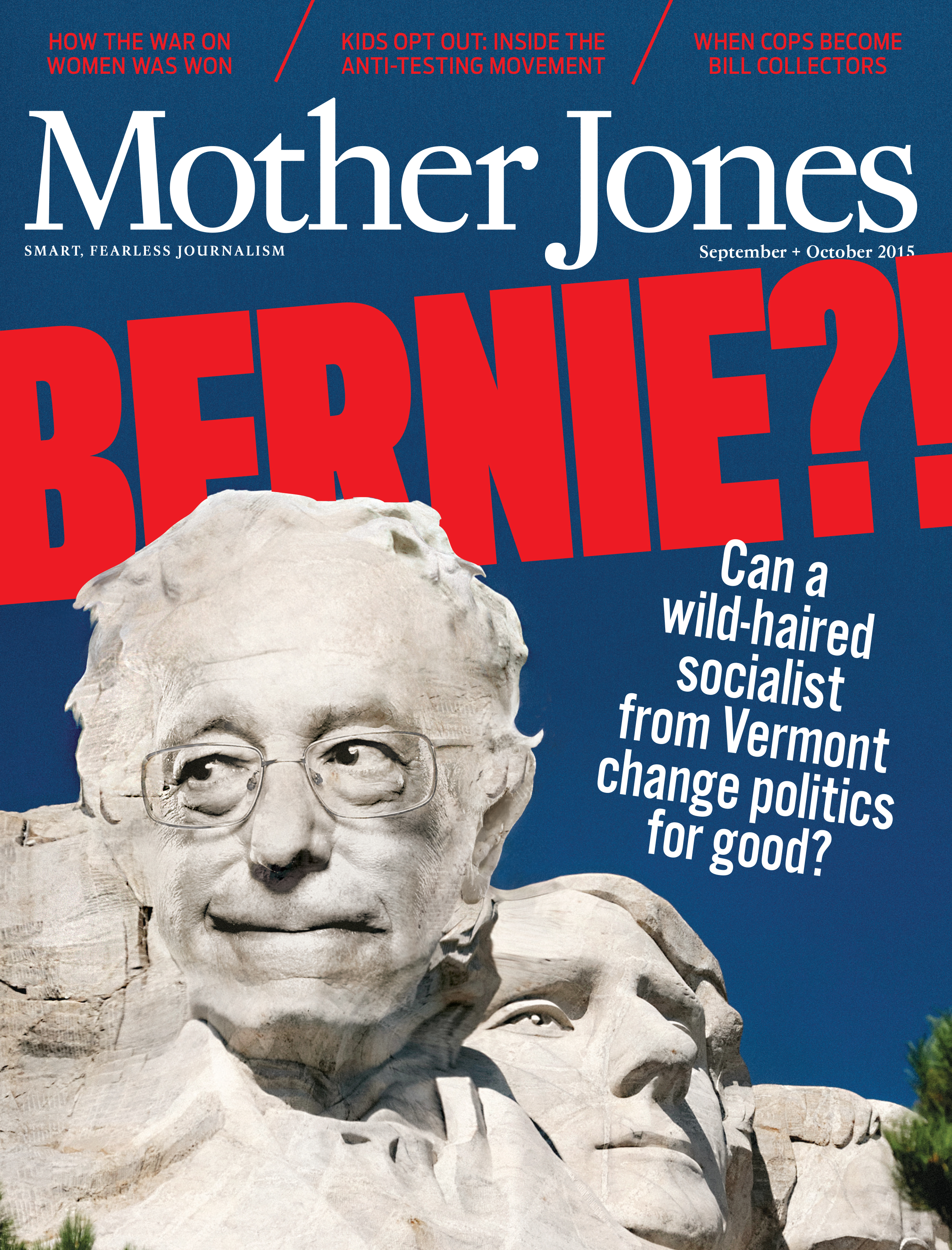 Mother Jones Magazine Cover : September + October 2015