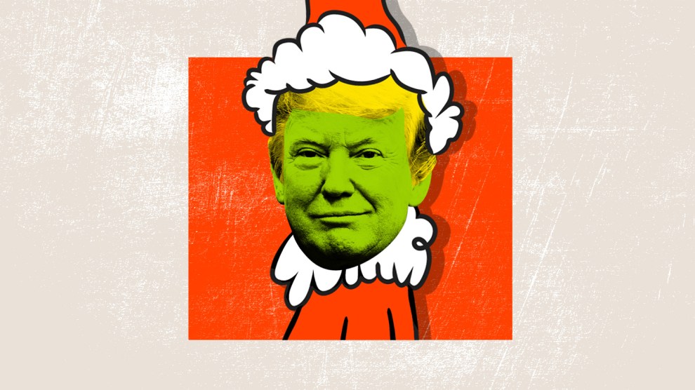 Trump grinch