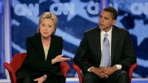 Clinton debates Obama