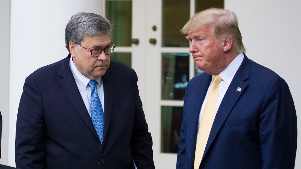 Barr and Trump