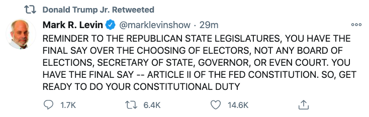 Mark Levin bad tweet