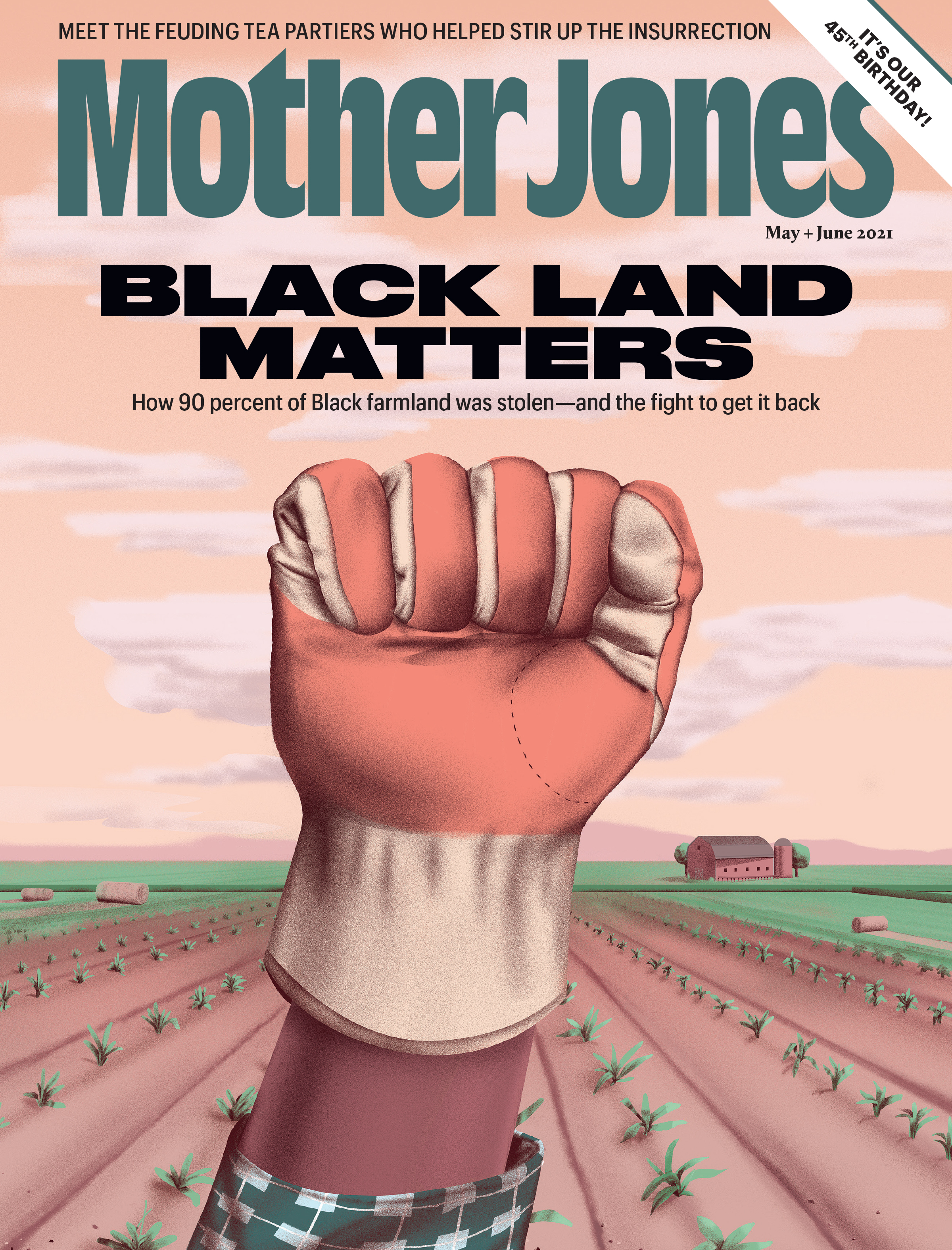 Mother Jones Magazine Cover : November + December 2019