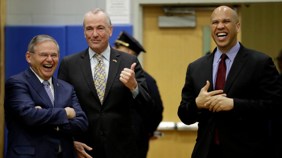 Bob Menendez, Phil Murphy, Cory Booker