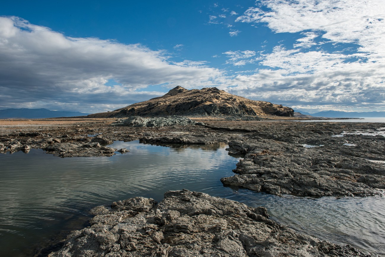 Fremont Island on the Great Salt Lake.