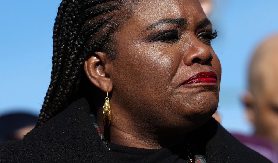 A photo of US Representative Cori Bush