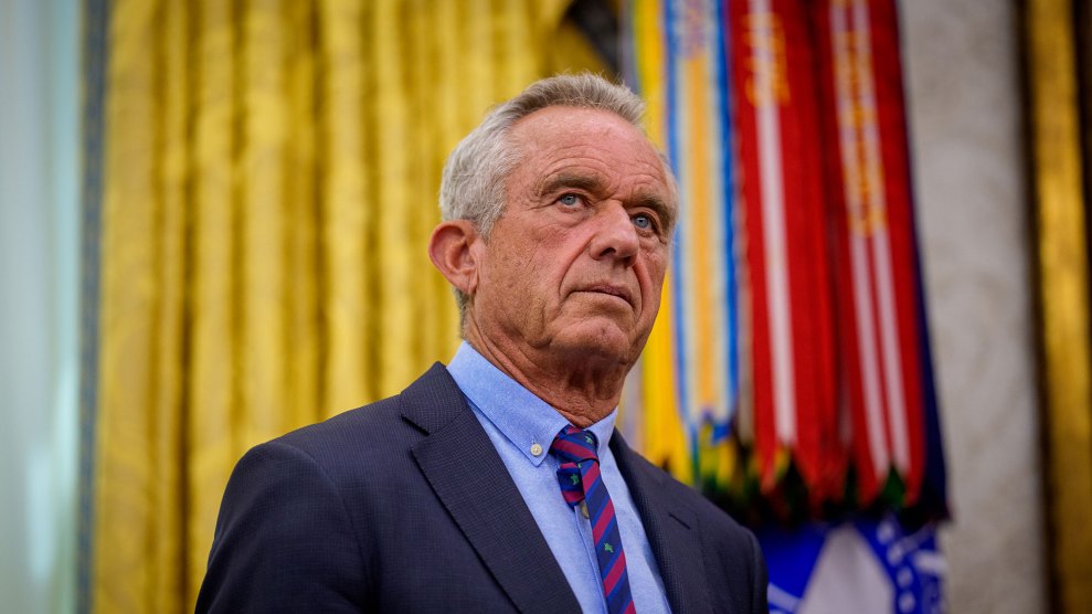 A portrait of Robert F Kennedy, Jr.