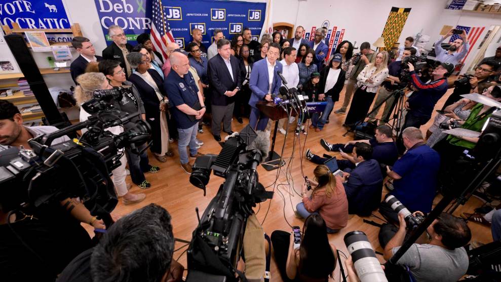 Texas House Democrats at a press conference
