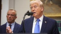 Trump and Kennedy at autism press conference