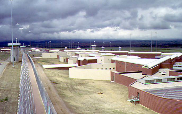 The exterior of ADX prison, Florence, Colorado