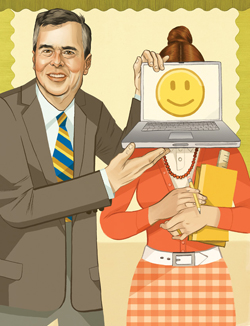 jeb bush illustration