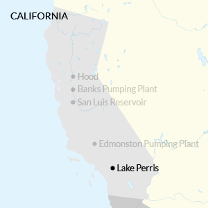 Lake Perris map