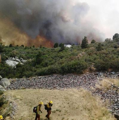 Yarnell Hill fire and firefighters