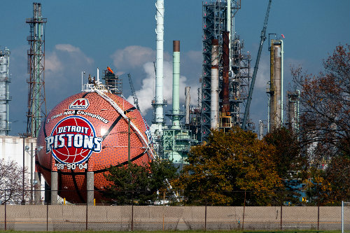 Marathon Petroleum Co. says it has been, and will continue to be, a good neighbor, but some who live near the refinery are skeptical. “They’ve disrespected us in this neighborhood over and over and over again,” says one resident. Kirk Allen