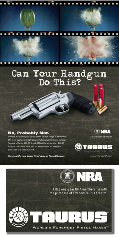 NRA Taurus ad